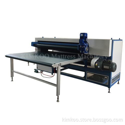 Mattress roll-packing machine
